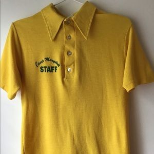 Vintage women’s knit camp shirt